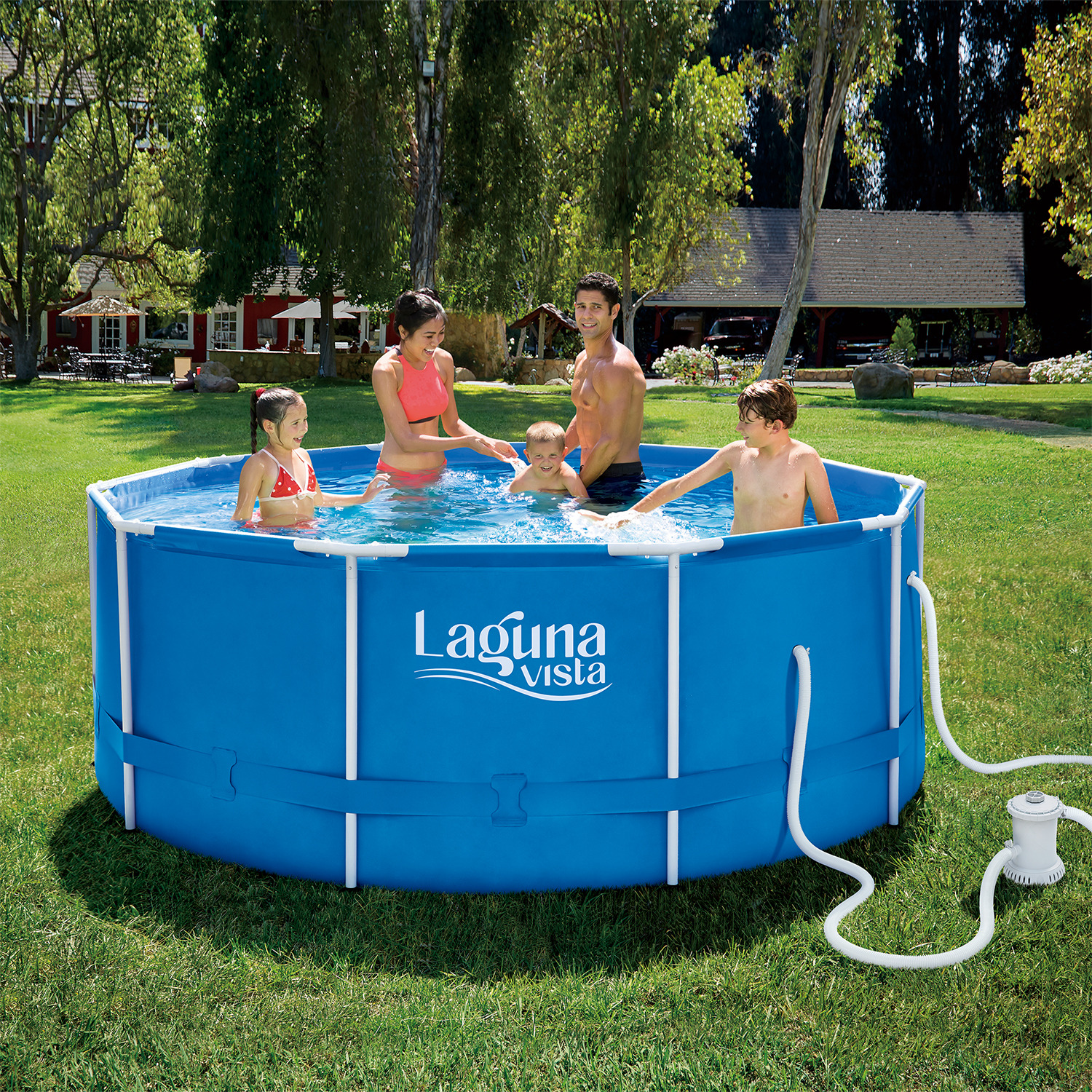 Бассейн каркасный + фильтр-насос 305х107см Laguna Vista Р20-1042-A