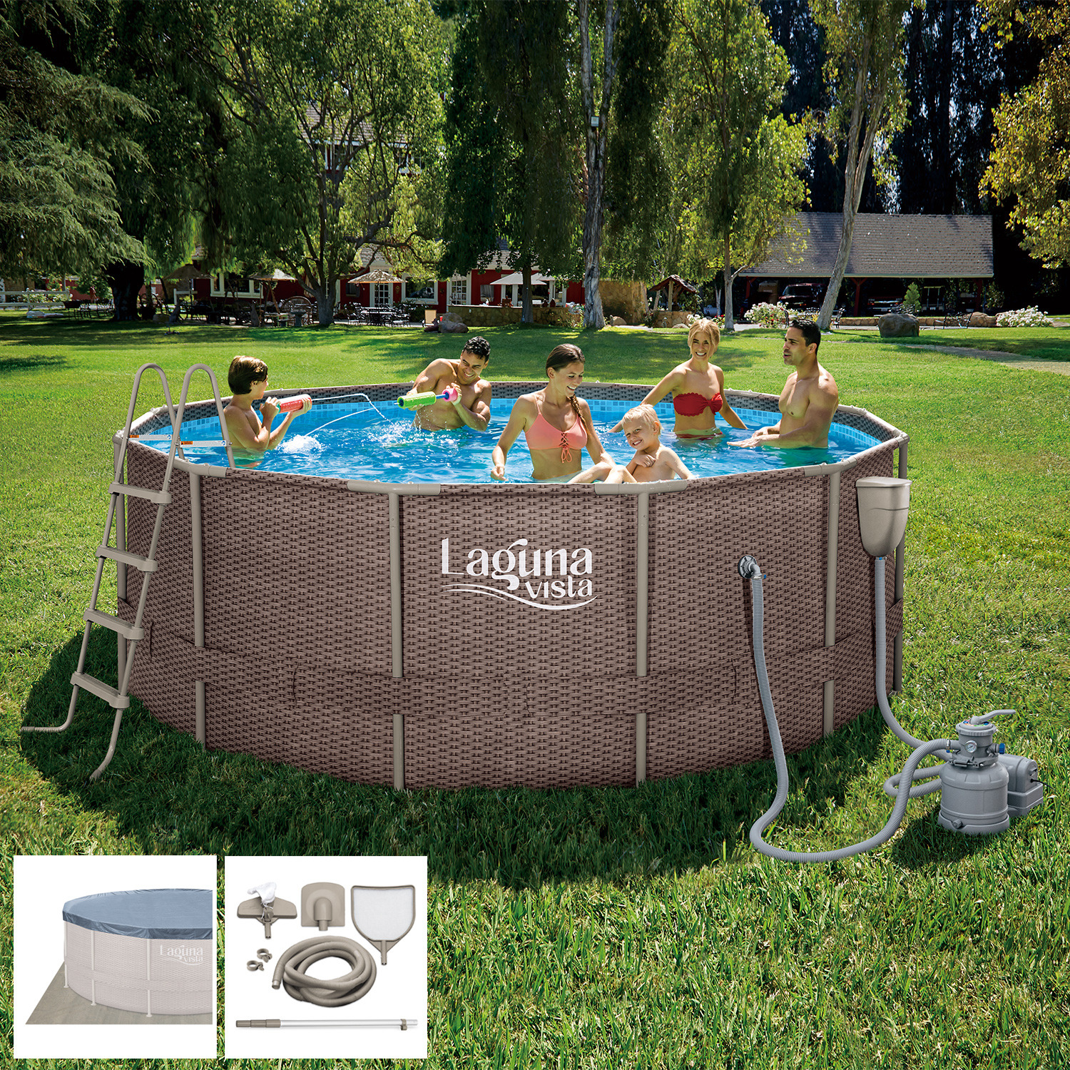 Бассейн каркасный 366х122см Laguna Vista Р20-1248-S
